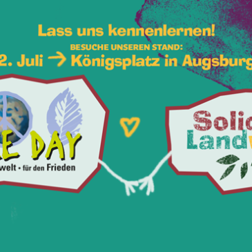 Unser Earth-Peace-Day Stand